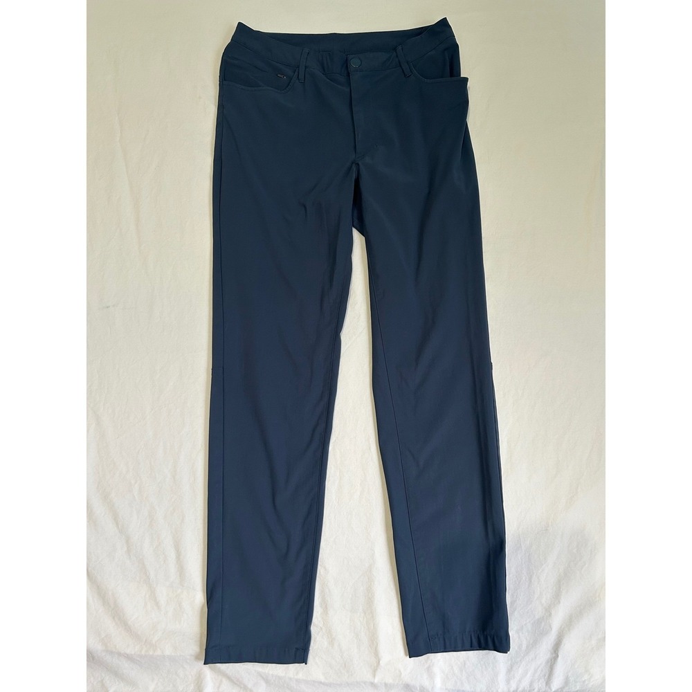 All in Motion Mens Golf Pants Navy Blue Performance Stretch 32x32 Slim Straight